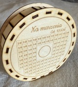 Skarbonka z wykreślaniem kwot