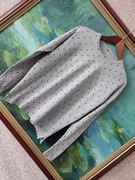 cienki sweterek bluzka bluzeczka kropki New Look bluza damska dziewczęca