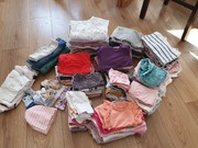 Mega paka dla dziewczynki. 127 sztuk H&M Zara Newbie i inne. Rozmiar 62/68