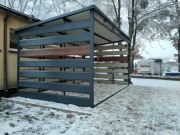 wiatka śmietnikowa zadaszenie garaż