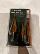 Zestaw wierteł stożkowych parkside, wiertło stożkowe, stopniowe nowe