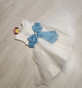 nowa sukienka komunia strój do sesji królewna śnieżynka 2343