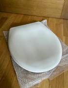 Deska sedesowa do sedesu wolnoopadająca Kremowy biały