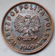 5 groszy 1949 Brąz stan 1 (852)