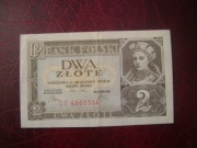 POLSKA BANKNOT 2 zł 1936 r. seria CO