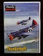 MAŁY MODELARZ 6/1998 - Thunderbolt P-47 Samolot Myśliwski