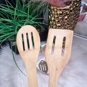 Zestaw akcesoriów kuchennych bambusowych 2 sztuki