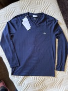 Nowa oryginalna koszulka męska Lacoste M długi rękaw longsleeve granat