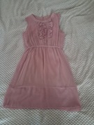 Krótka sukienka brudny róż S