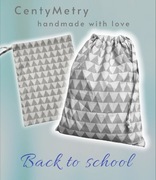 Worek szkolny trójkąty