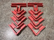 Uchwyt montażowy płyty meblowej 18mm "trzecia ręka" komplet 8szt