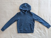 Niebieska bluza kangurka z kapturem Lily & Dan 140 - 146 jak nowa