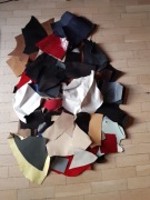 Skóra naturalna kawałki ścinki do rękodzieła