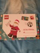 LEGO kartka świąteczna z naklejkami