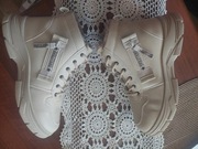 Nowe buty zimowe r43,wkładka 27,5cm,gruba podeszwa, ocieplane,beżowy-khaki 