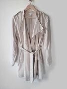 H&M Beżowy trencz (narzutka) 100% lyocell S