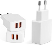 Uniwersalna Ładowarka Sieciowa CREAPICO 2x USB-A 10,5W 3sztuki