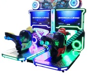 Symulator jazdy motorem podwójny
