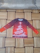 Koszulka męska świąteczna z długim rękawem