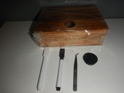 Drewniana skarbonka dla dzieci