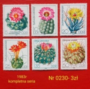 Znaczki flora:0230: kwiaty- DDR/NRD 1983r **