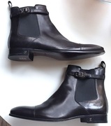 LOUIS VUITTON PIEKNE SZTYBLET/CHELSEA BUTY, czarne, NOWE, rozm. 9