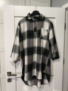 Koszula damska w kratę New Collection rozmiar uniwersalny