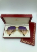 Cartier Trinity - złote okulary 