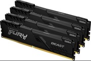 Pamięć RAM Kingston FURY Beast DDR4 64GB (4 x 16GB) 3200 CL16