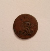Półgrosz 1/2 gr 1767 August Poniatowski