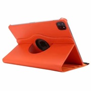 SKÓRZANE obrotowe Etui do iPad Air 13" 2025 / 2024 / Pro 12.9" pomarańczowy