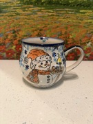 Kubek 0,35 l poj   ceramika bolesławiecka