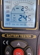 tester akumulatorów z klemami - nowy, wysoka jakość