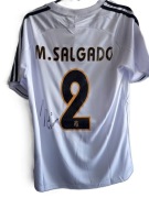 Michel Salgado koszulka z oryginalnym autografem Real Madryt