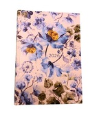 Kalendarz 2026 A5  w niebieskie kwiaty – piękny i praktyczny!