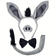 Strój przebranie kostium dziewczęcy chłopięcy osioł osiołek nowy