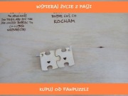 brelok dla par puzzle zakochana para SZEPT