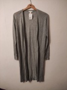 Kardigan H&M szary długi 