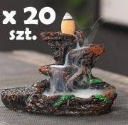 20 szt - kominek dymny zapachowy wodospad backflow - NOWE LIKWIDACJA sklepu