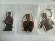 3Pak zawieszek zapachowych LEWANDOWSKI YAMAL RONALDO zapach WANILIA lawenda