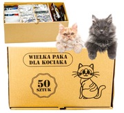 Karma mokra dla kotów Saszetka Mix Smaków Wielka Paka Dla Kociaka 50 szt.