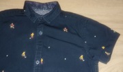 Koszula Stell r. 5-6 lat NOWA piłkarze granatowa