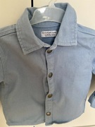 Jeansowa koszula błękitna rozmiar 74 Primark