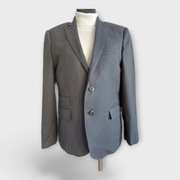 Marks & Spencer marynarka 50 (40/42) unisex 100% wełna Woolmark grafitowa