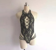 Czarne body koronkowe nowe sml wiązania 