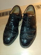 SKÓRZANE BUTY RETRO DO GOLFA