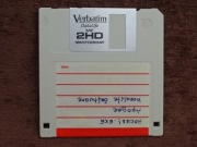 Dyskietka 3,5" 2HD 1,44 MB VERBATIM używana kolor szary 1 szt.