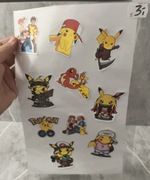 Naklejki Pokemon 10 sztuk wz5