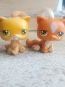 LPS zestaw 2 kotki z włosami 2004-2005