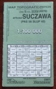 Suczawa mapa WIG reedycja